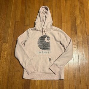Carhartt Light Pink Rain Defender Relaxed Fit Hoodie Women’s XS